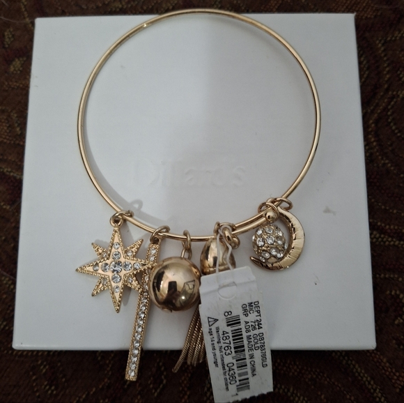 New Anna & Ava Gold Rhinestone Celestial Bracelet. - Picture 9 of 12